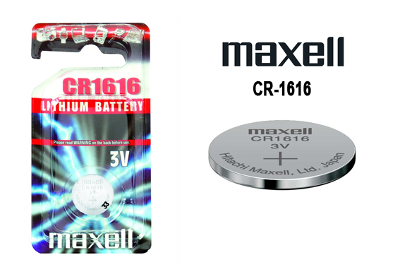 Pile bouton 3V, modele CR1616, by Maxell